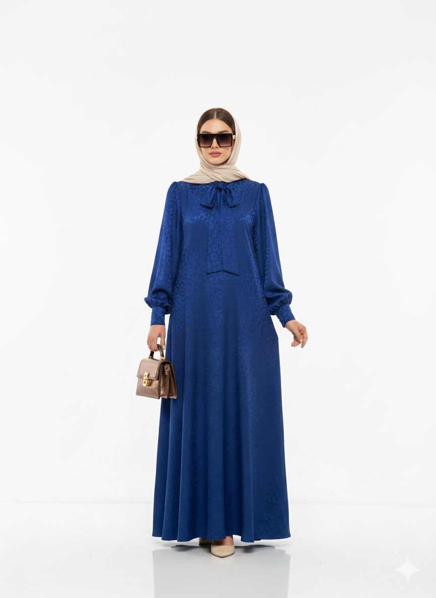 Rana yazlık günlük elbise – Mavi renk