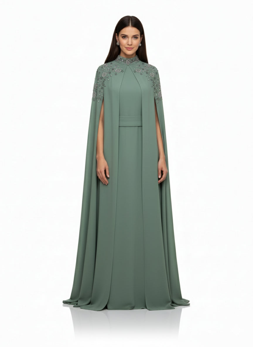 (Mint) Talin resmi yazlık elbise