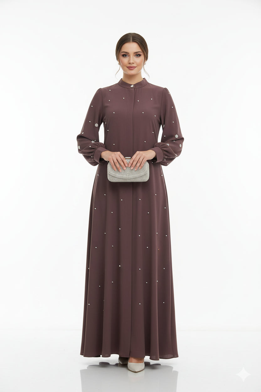 Lulu Yazlık Günlük Elbise – Lila Renk