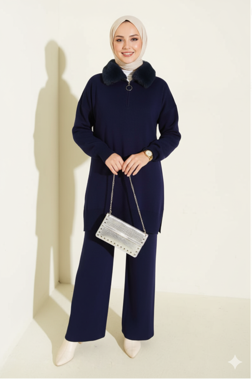 Defne Triko Takımı (Lacivert)