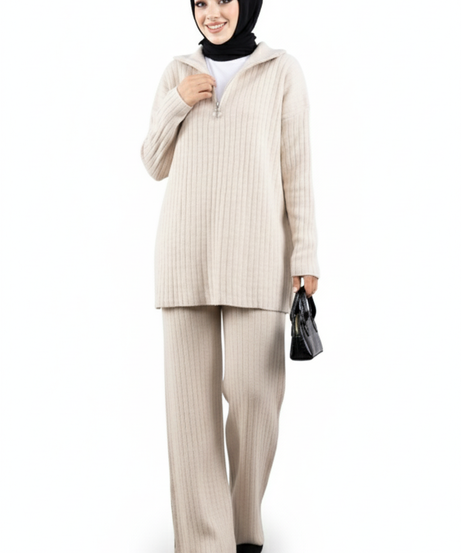 Eylul Triko Takımı (Bej)