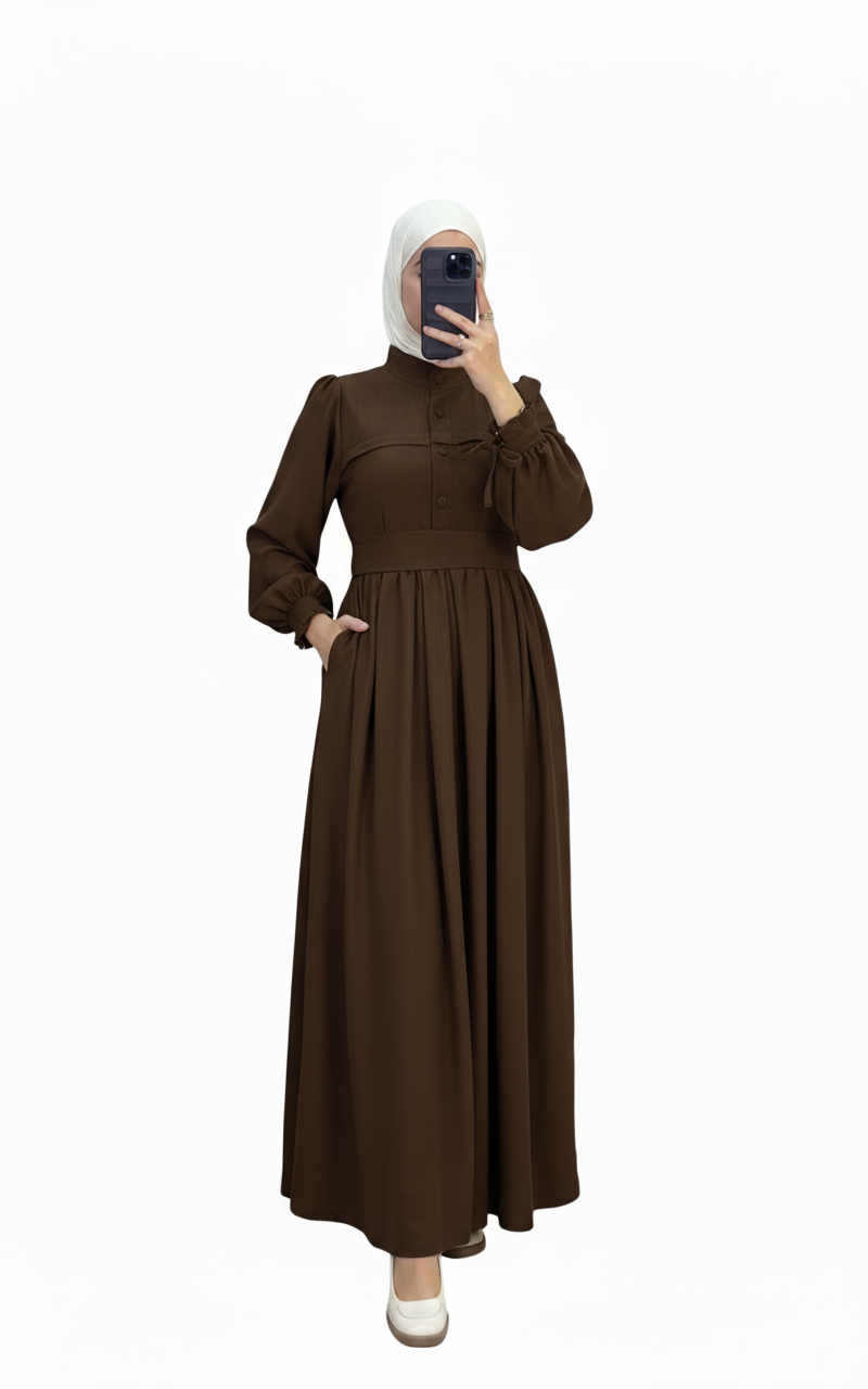 Souad Elbisesi (Kahverengi)