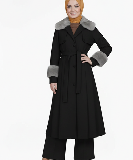 Anne için Haidi Ceket (Siyah)