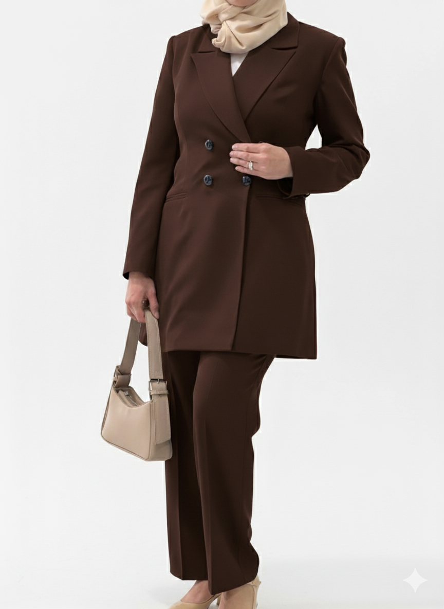 Rania Resmî Takımı (kahverengi)