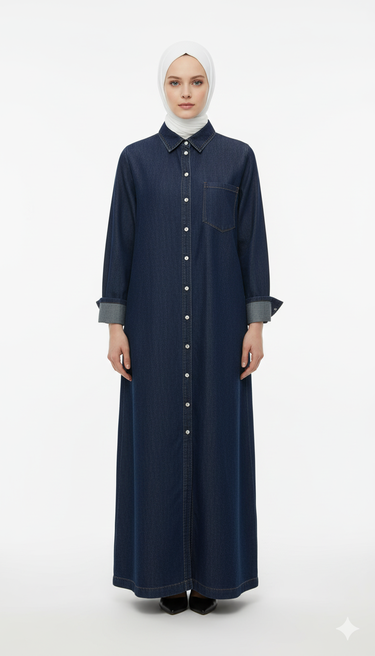 Sahar Elbisesi (Koyu Kot)