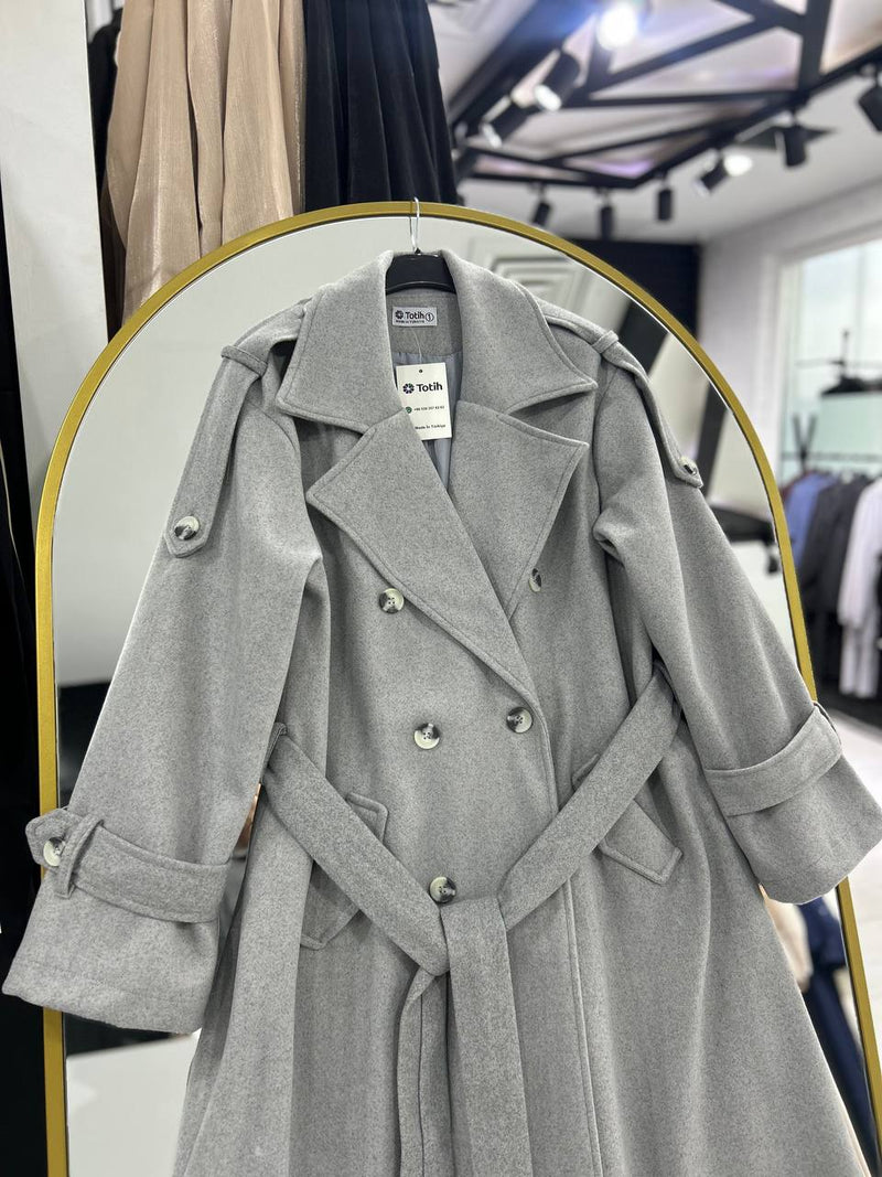 Fayrouz Kışlık Ceket (Gri)