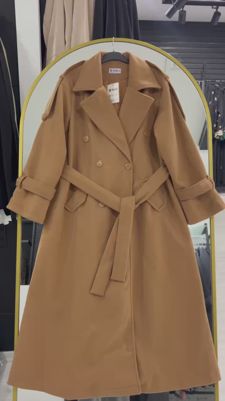 Fayrouz Kışlık Ceket (Karamel)