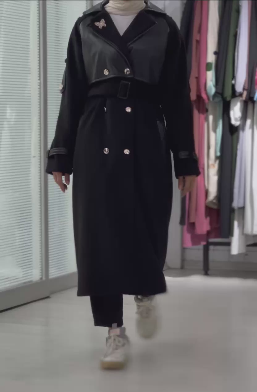 Maria Kışlık Ceket (Siyah)