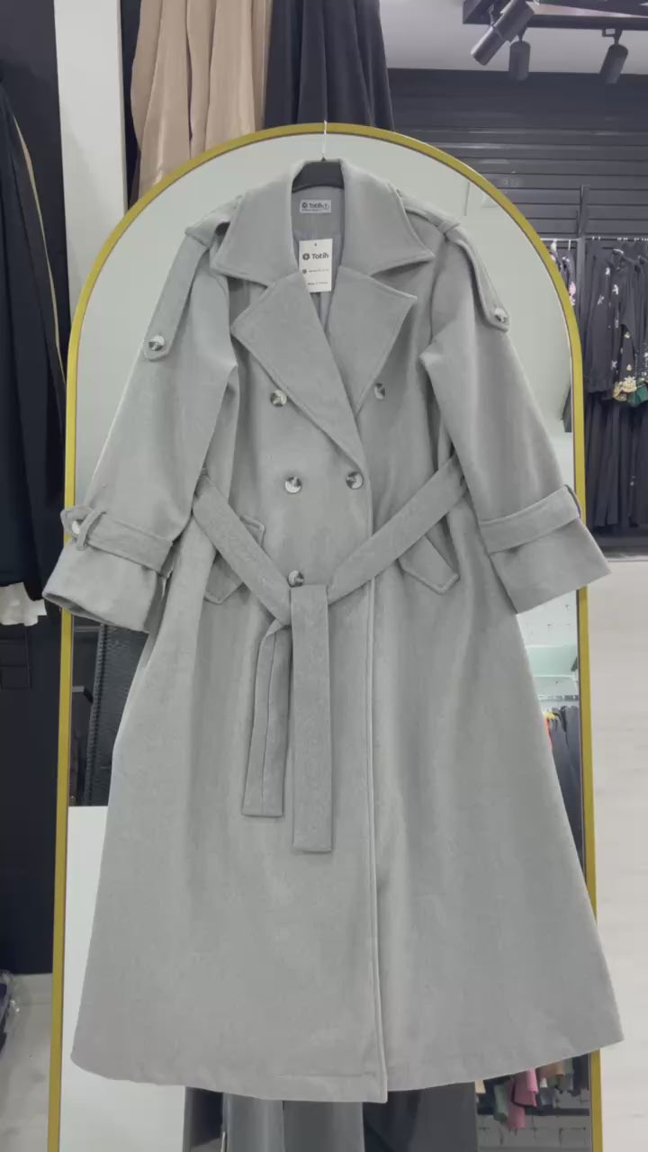 Fayrouz Kışlık Ceket (Gri)